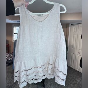 Valentina Naldi Cream V-Neck Top